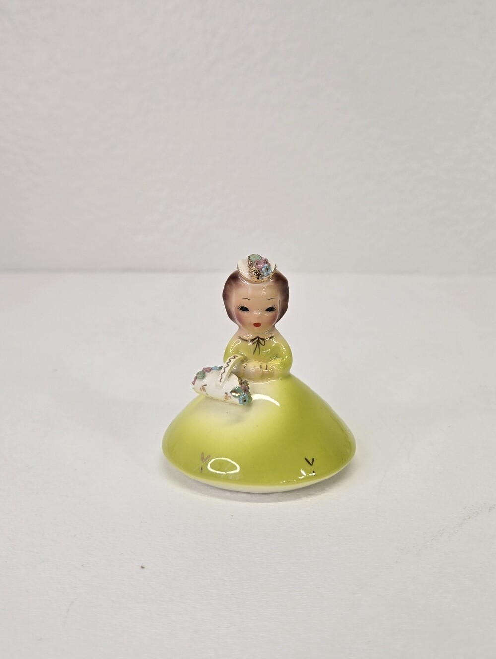 Vtg Josef Originals California Figurine "May" American Beauty Series Green MCM 2